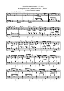 Heiligste Nacht: Intonation und Choral by Кристоф Бернхард Фершпель