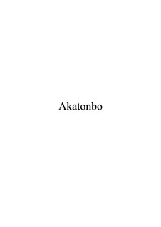 Akatonbo (Rotlibelle, Es-Dur, B-es): Akatonbo (Rotlibelle, Es-Dur, B-es) by folklore