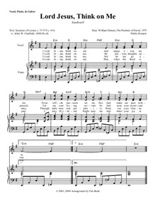 Lord Jesus, Think on Me: Lord Jesus, Think on Me by William Daman