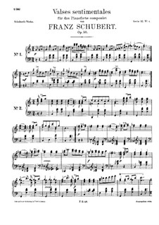 Тридцать четыре сентиментальных вальса, D.779 Op.50: Весь сборник by Франц Шуберт