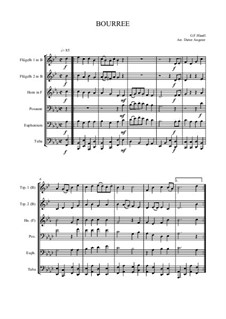 Bourrée: For wind ensemble by Георг Фридрих Гендель