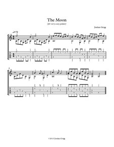 The Moon (for very easy guitar): The Moon (for very easy guitar) by Jordan Grigg
