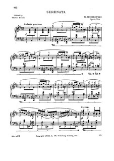 Шесть пьес для фортепиано, Op.15: Сборник by Мориц Мошковский