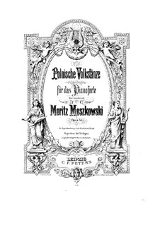 Четыре польских народных танца, Op.55: Для фортепиано by Мориц Мошковский