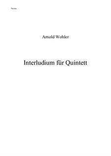 Interludium: Interludium by Arnold Wohler