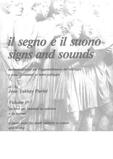 Signs and Sounds: Red solfeggio book (volume II) by Joan Yakkey
