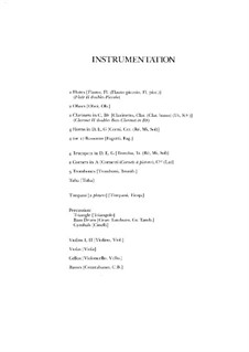 Бенвенуто Челлини, H.76 Op.23: Увертюра – партитура by Гектор Берлиоз