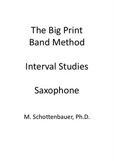 Interval Studies: Саксофон by Michele Schottenbauer
