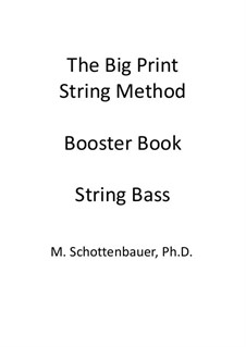 Booster Book: Контрабас by Michele Schottenbauer