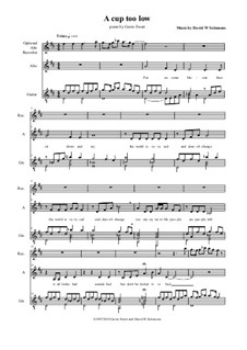 A cup too low for alto or baritone and guitar: A cup too low for alto or baritone and guitar by Дэвид Соломонс