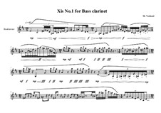 Xis No.1 for Bass clarinet, MVWV 560: Xis No.1 for Bass clarinet by Maurice Verheul
