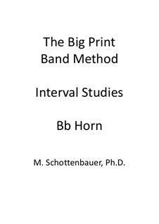 Interval Studies: Horn in Bb by Michele Schottenbauer