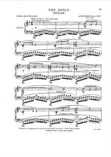 Idylls, Op.43: No.4 The Dryad by Адольф Йенсен