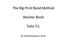 Booster Book: Tuba (4-Valve) Treble Clef (T.C.) by Michele Schottenbauer