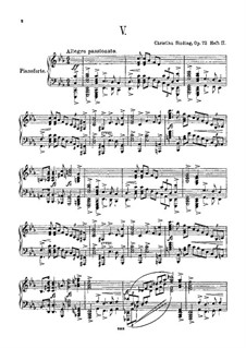 Eight Intermezzos, Op.72: No.5-8 by Кристиан Синдинг