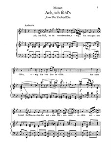 Всё прошло: Клавир с вокальной партией by Вольфганг Амадей Моцарт
