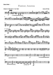 Passione Amorosa: Version for double bass sextet – part V by Джованни Боттезини