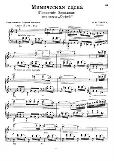 Акт II No.30 Балет: Для фортепиано by Кристоф Виллибальд Глюк