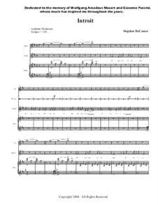 Missa De Profunctis: Full conductor score and parts by Stephen DeCesare