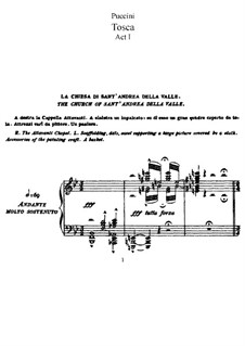 Тоска: Клавир с вокальной партией by Джакомо Пуччини