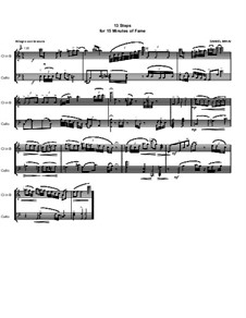 Thirteen Steps for clarinet and cello: Thirteen Steps for clarinet and cello by Daniel Mihai