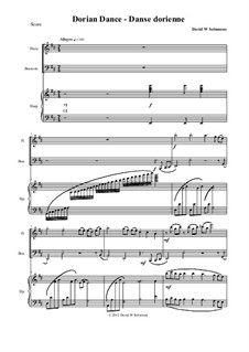 Dorian Dance: For flute, bassoon and harp by Дэвид Соломонс