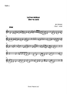 Flow My Tears (Lachrimae Antiquae): For oboe, two violins, cello and double bass – violin I part by Джон Доуленд