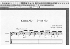 Десять этюдов для гитары: Этюд No.3 by Джулио Регонди