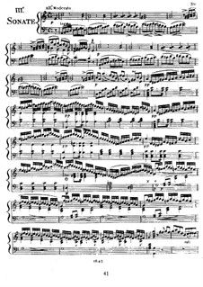 Три фортепианные сонаты, Op.4 : Соната No.3 by Фридрих Калькбреннер