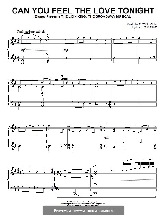 Piano version: Для одного исполнителя by Elton John