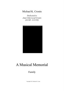 A Musical Memorial: Family by Michael Cronin