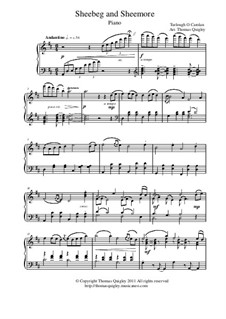 Sheebeg and Sheemore: Для фортепиано by Торла О'Каролан
