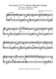144 Variations on Fur Elise: For Eunice No.22 by Richard Byron Strunk