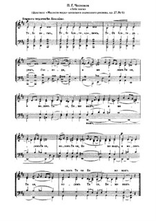 Тебе поем, Op.27 No.6: Тебе поем by Pavel Chesnokov