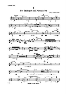 Three Sound Pieces for Brass and Percussion: Партии by Nancy Van de Vate