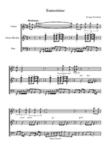 Summertime: For trio guitars by Джордж Гершвин
