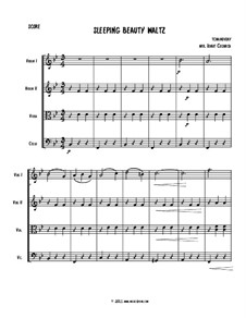 Вальс: Для струнного квартета by Петр Чайковский