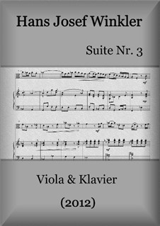 Suite No.3 with three dances: Duo with viola by Hans Josef Winkler