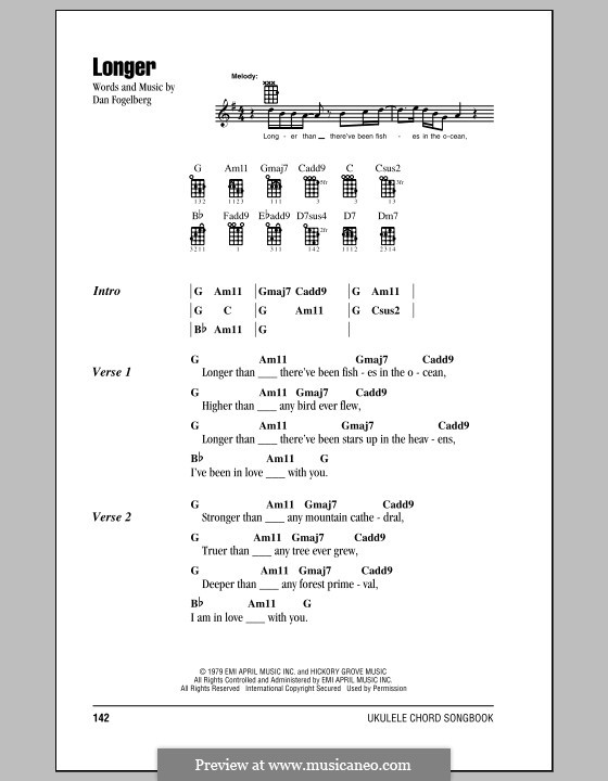 Longer: Для укулеле by Dan Fogelberg