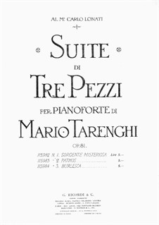 Suite di Tre Pezzi. Sorgente Misteriosa, Op.81: Suite di Tre Pezzi. Sorgente Misteriosa by Mario Tarenghi