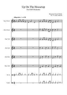 Up on the House Top: For orff orchestra by Benjamin Russel Hanby