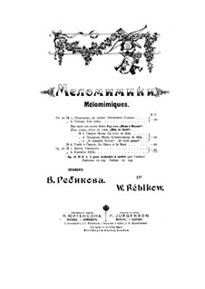 Меломимики, Op.17: No.1-2 by Владимир Ребиков