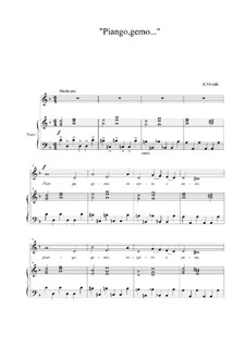 Piango, gemo sospiro e peno...: D Minor by Антонио Вивальди