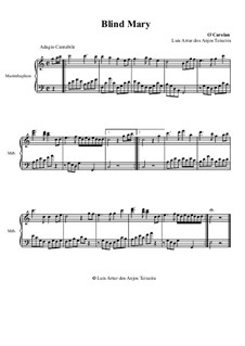 Blind Mary: For marimba by Торла О'Каролан