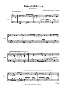 Celtiberian Dance: For harpsichord - C by Anjos Teixeira