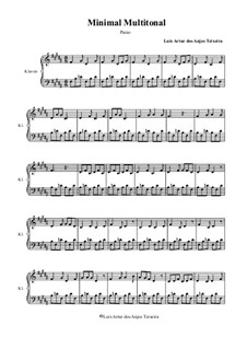 Minimal Multitonal: Для фортепиано by Anjos Teixeira