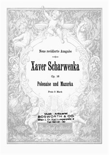 Два польских танца, Op.16: Весь сборник  by Ксавьер Шарвенка