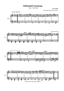 Edward Corcoran - Lap or Gothic Harp - D minor: Edward Corcoran - Lap or Gothic Harp - D minor by Торла О'Каролан