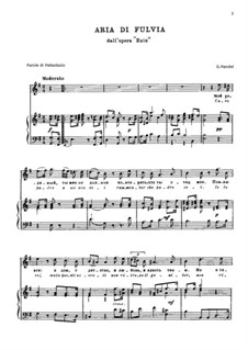 Аэций, HWV 29: Caro padre a me non dei by Георг Фридрих Гендель