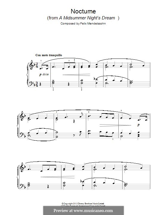 Ноктюрн: Для фортепиано by Феликс Мендельсон-Бартольди